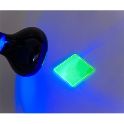 Fluorescent plates, RGBY set, 50 mm x 50 mm