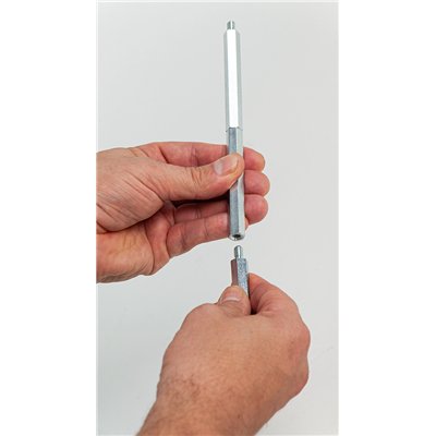 Magnetisation rods, 80 mm, steel, set of 3