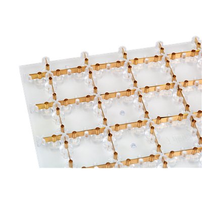 Brass plate long, for plug-in board SE