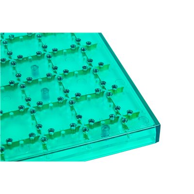 Brass plate short, for plug-in board SE