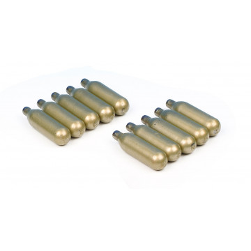 CO2 cartridges, set of 10 Dimensions: D18mm, L62 mm