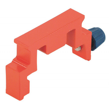 Marking slider, red powder-coated 