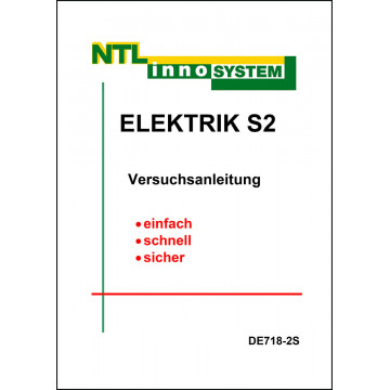 Experiment manual "Electricity S2 - inno", booklet, german