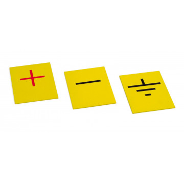 Plus, Minus, Erde signs 