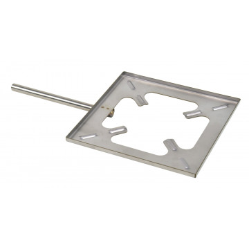 Plate holder for Ceran-plates 155x155mm, with rod