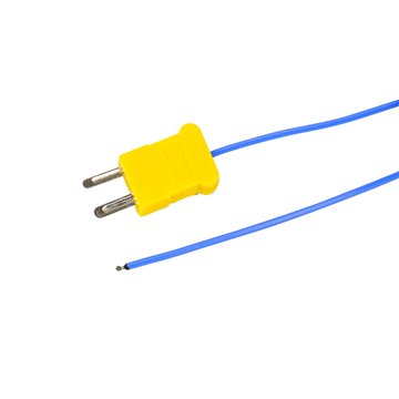 Temperature sensor flexible, -40 ... +260 °C, type K