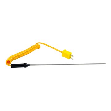 Temperature sensor with handle, -50 ... +580 °C, 200 mm, type K