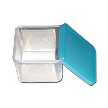 Box with lid, plastics, 80 ml, 50 x 50 x 40 mm