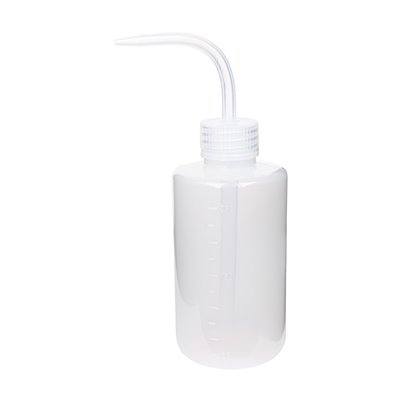 Wash bottle 250 ml, PE, graduated