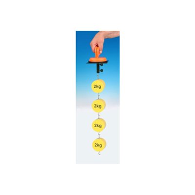 Weight on hook 2 kg 