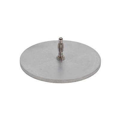Capacitor plate on plug