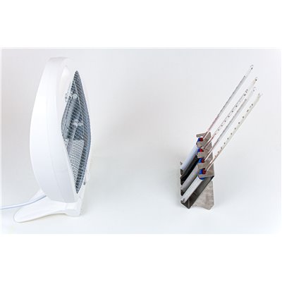 Mounting bracket for heat absorbing tubes, 4-fold