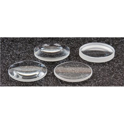 Optical glass lenses, set of 4 Optical glass lenses, set of 4
