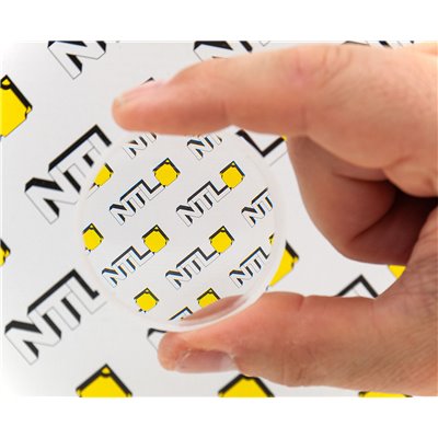 Lens, optical glass (K9), D50 mm, FL  -100 mm