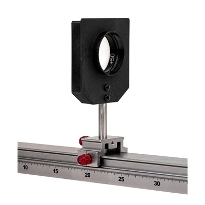 Lensglass, in mount, D 50 mm, FL +50 mm