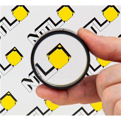 Lensglass, in mount, D 50 mm, FL +500 mm