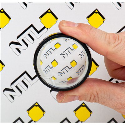 Lensglass, in mount, D 50 mm, FL -50 mm