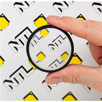 Lensglass, in mount, D 50 mm, FL -100 mm