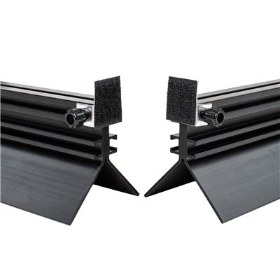 Velcro for inelastic collision, pair of